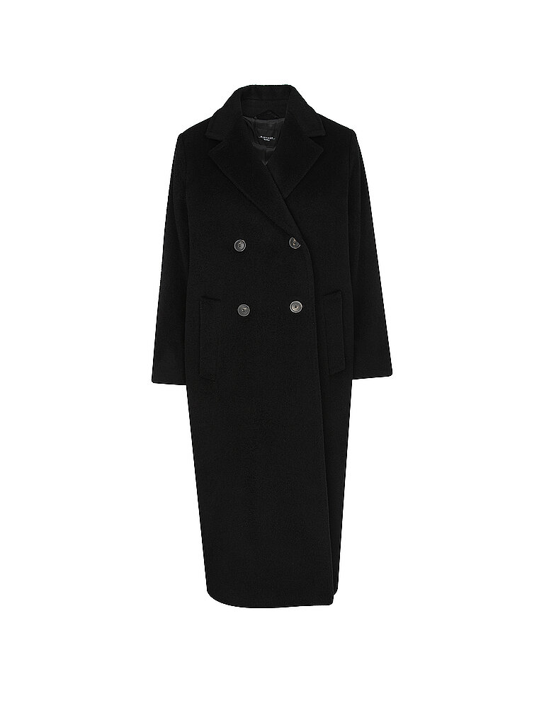 Max Mara Abrigo de lana ZUFOLO negro   42