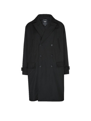 Y-3 Trenchcoat negro   XL
