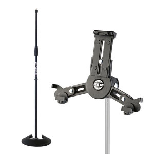K&M 19795 Tablet-PC Stativ-Halter mit Ständer gerade