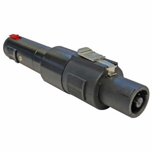 keepdrum ADA037 Speakon-Adapter 6,35mm Klinke-Buchse zu Speakon Stecker