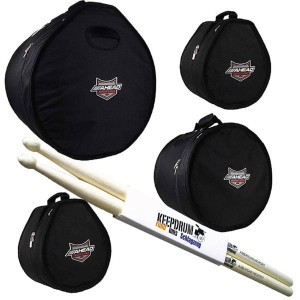 Ahead Armor ARSET-1 Drum Case Set Fusion mit Schlagzeugstöcken