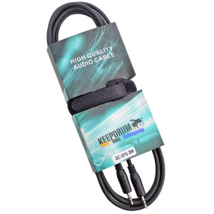 keepdrum GC075 Klinkenkabel 3,5mm Stereo 3m