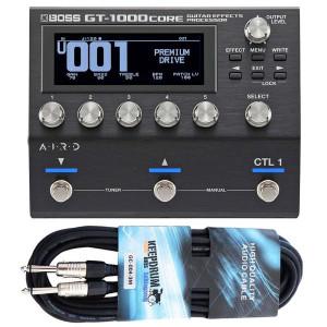Boss GT-1000Core Multi-Effektgerät mit Kabel 3m