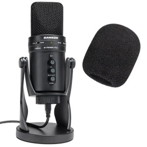 Samson USB-Mikrofon G-Track Pro mit WS02 Popschutz