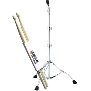 Tama Beckenständer HC82W Roadpro  mit Schlagzeugstöcken