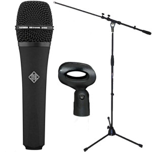 Telefunken M80 Black Mikrofon mit Mikrofonständer
