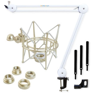keepdrum MS138 Gelenkarm Weiss mit Multi-Spinne