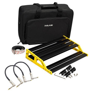 Nux NPB-L Bumblebee Pedalboard Größe L mit 2x Patchkabel