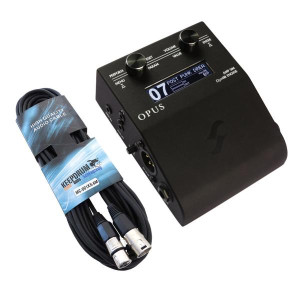 Two Notes Opus Amp und Cab Simulator mit XLR-Kabel