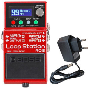 Boss RC-5 Looper Pedal mit 9V Netzteil
