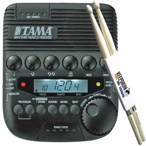 Tama Metronom RW200 Rhythm Watch mit Schlagzeugstöcken