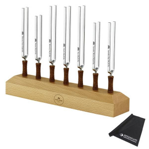 Meinl Sonic Energy Stimmgabel Chakra-Set 7-teilig mit Mikrofasertuch