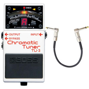 Boss TU-3 Stimmgerät mit Patchkabel 30cm