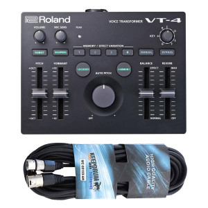 Roland Aira VT-4 Voice Transformer mit XLR Kabel