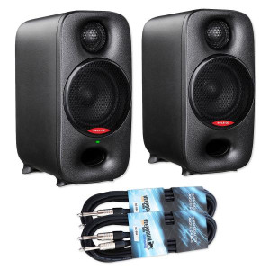 Nux Studio-Monitore Axon 3 Lautsprecher Schwarz mit Klinken-Kabel