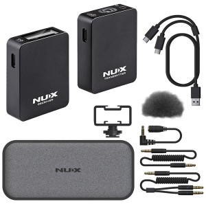 Nux B-10 Vlog Drahtloses Mikrofon-System