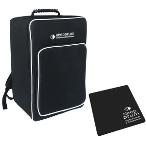 keepdrum Cajon Rucksack-Tasche mit Sitzpad