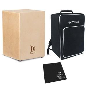 Schlagwerk Cajon Bausatz  CBA10S mit Tasche und Sitzpad