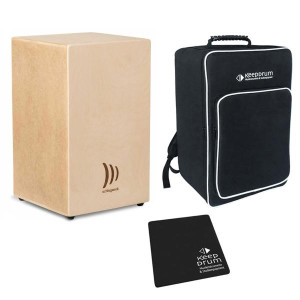 Schlagwerk Cajon Bausatz  CBA20S mit Tasche und Sitzpad
