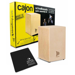 Schlagwerk  Cajon Bausatz CBA20S mit Sitzpad