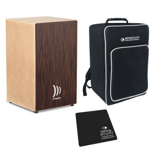 Schlagwerk Cajon Bausatz CBA30SW mit Sitzpad und Tasche