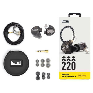 CTM CE220 In Ear Monitor-Kopfhörer Grau