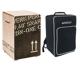 Schlagwerk CP 403 BLK 2inOne Cajon mit Tasche