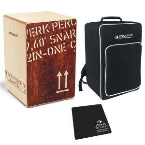 Schlagwerk CP403RED Cajon Red mit Tasche u. Sitzpad