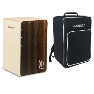 Schlagwerk CP-408 Cajon Dark Oak mit Tasche