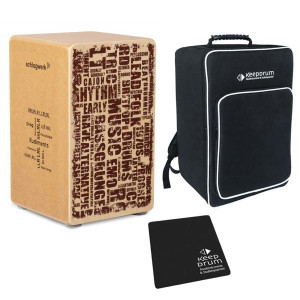 Schlagwerk CP85 Cajon mit Sitzpad und Tasche