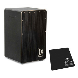 Schlagwerk CP91 Cajon Hard Coal Stripes mit Sitzpad
