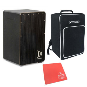Schlagwerk CP91 Cajon mit Sitzpad rot und Tasche
