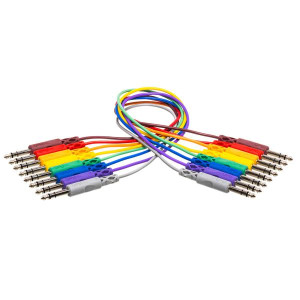 Hosa CSS830 Patchkabel 6,3 Klinke Symmetrisch 30cm