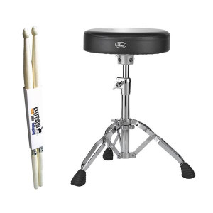 Pearl Schlagzeughocker D-930 mit Schlagzeugstöcken