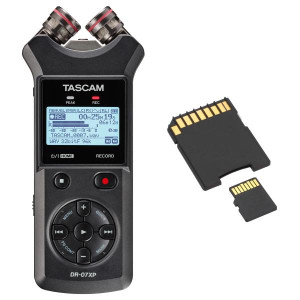 Tascam Audio-Recorder DR-07XP mit SD-Karte