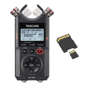 Tascam Audio-Recorder DR-40XP mit Speicherkarte