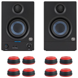 Presonus Eris 3.5 II Gen Lautsprecher mit Boxen-Füße in rot