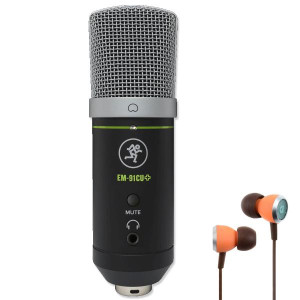 Mackie USB-Mikrofon EM-91CU+ Plus mit In-Ear Kopfhörer