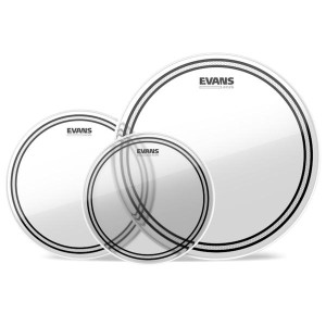 Evans EC2SCLR-F 10-12-14 Clear Tom Pack Fusion