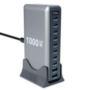 keepdrum USB-Schnell-Ladestation GaN10 10 Anschlüsse