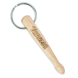 keepdrum personalisierter Schlüsselanhänger Drumstick