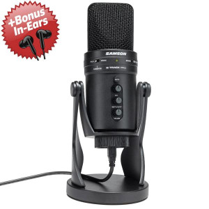 Samson USB-Mikrofon G-Track Pro + Bonus In-Ear Kopfhörer