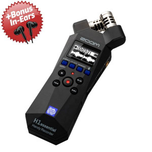 Zoom Audio-Recorder H1essential + Bonus In-Ear Kopfhörer