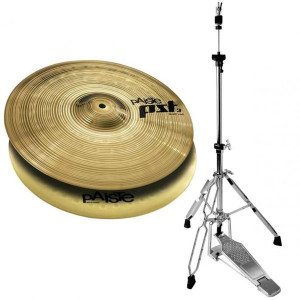 Paiste PST3 Hi Hat 13 mit HiHat Maschine LHD-25.2