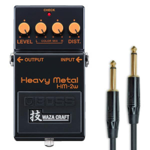 Boss HM-2W Heavy Metal Waza Craft Pedal mit Kabel