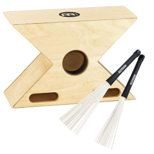 Meinl Hybrid Cajon mit Bongo-Sound mit Cajon Brush