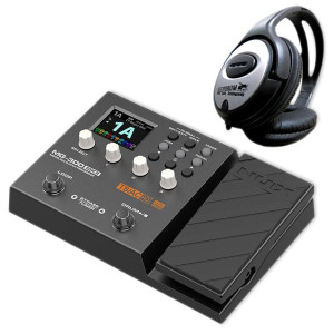 NUX Multi-Effektgerät MG-300 MKII für E-Gitarre mit Kopfhörer