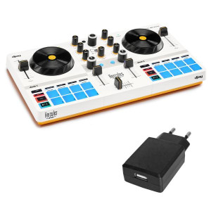 Hercules DJControl Mix Ultra mobiler DJ-Controller mit Netzteil