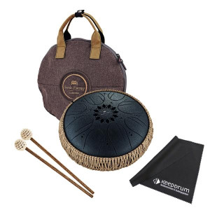 Meinl Sonic Energy MOSTD1BK Tongue Drum H-Moll 8 Töne mit Reinigungstuch