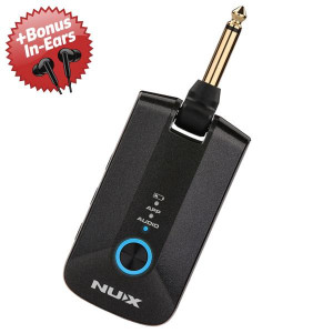 Nux Mighty Plug Pro Amp-Plug Kopfhörerverstärker  + Bonus In-Ear Kopfhörer